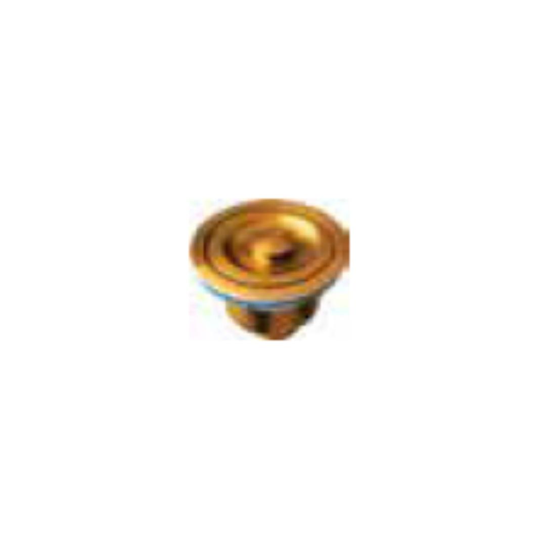 Futura Stainless Steel Sink Hand Carved Color Series SINGLE BOWL FS 2418 HM ( 24 x 18 inches ) - Copper Rose