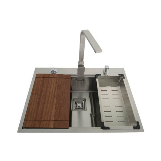 Futura Stainless Steel Sink Intelligent Series SINGLE BOWL FS 2718 IS ( 27 x 18 inches ) - Brush