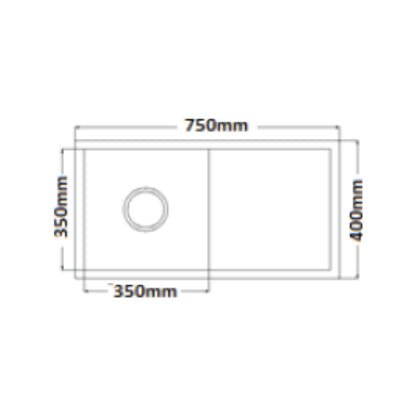 Futura Stainless Steel Sink Hand Carved Series SINGLE BOWL WITH DRAIN BOARD FS 2916 HM ( 29 x 16 inches ) - Brush