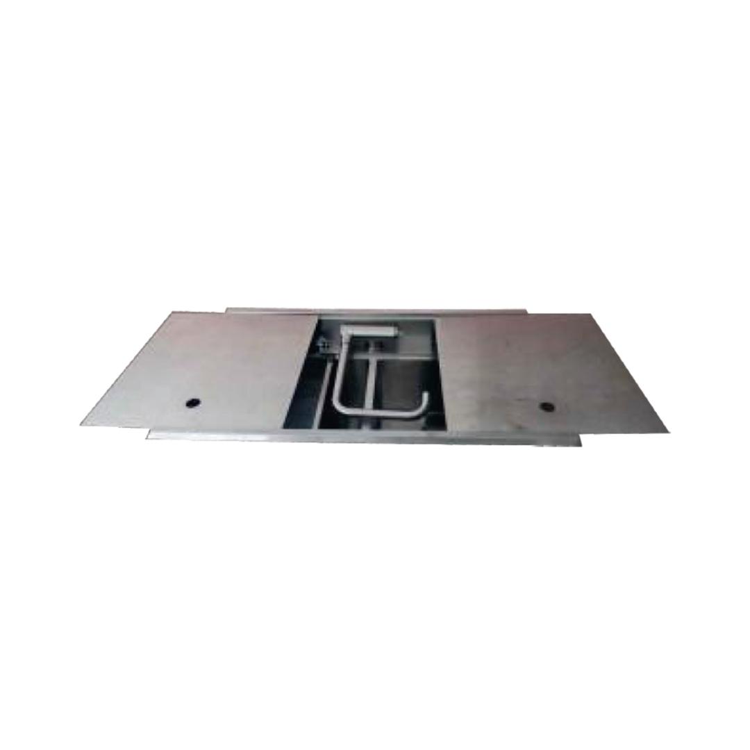 Futura Stainless Steel Sink Sink with Lid DOUBLE BOWL FS 3320 SS ( 33 x 20 inches ) - Brush