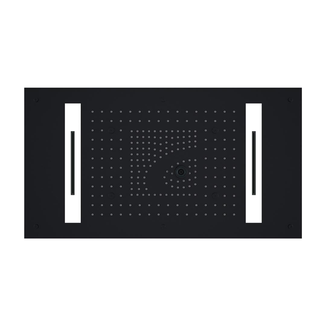 Colston Multi Flow Overhead Shower GEMINI MX BM - Black Matt