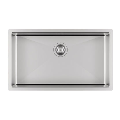 Hafele Stainless Steel Sink Argento SINGLE BOWL TOPAZ R3118 ( 31 x 18 inches ) - Satin
