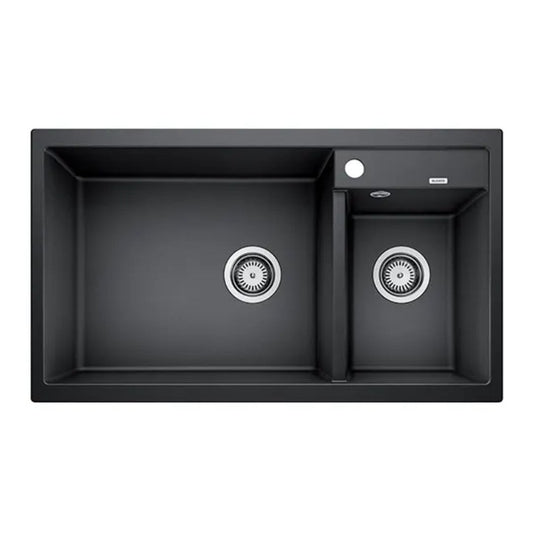Hafele Silgranit Sink Blanco Metra BLANCO METRA 9 SILGRANIT ( 34 x 20 inches )  -  Anthracite