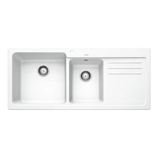 Hafele Silgranit Sink Blanco Naya BLANCO NAYA 8 S SILGRANIT ( 46 x 20 inches )  -  White