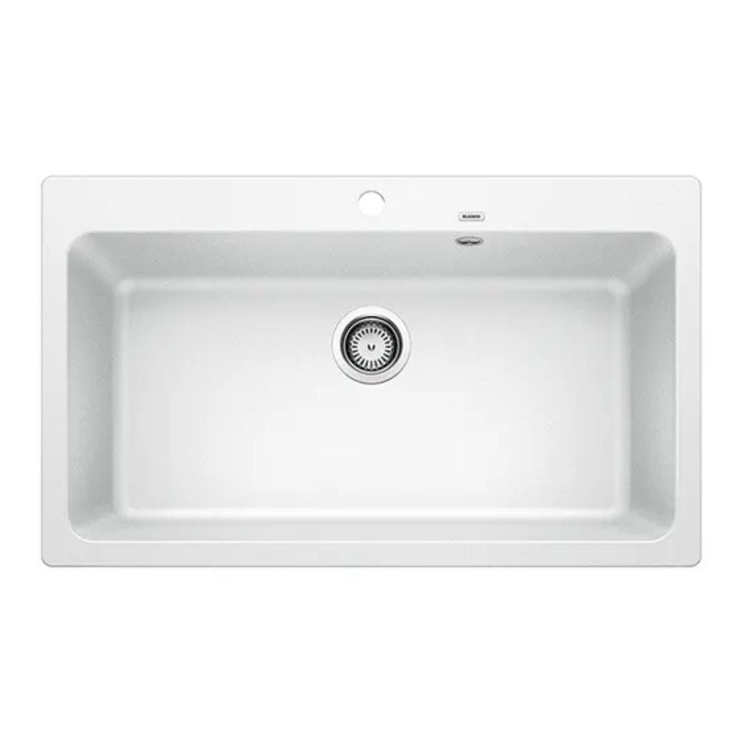 Hafele Silgranit Sink Blanco Naya BLANCO NAYA XL 9 SILGRANIT ( 34 x 20 inches )  -  White
