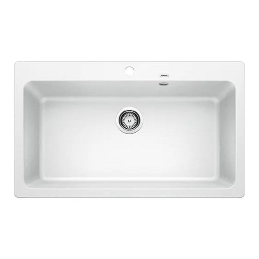 Hafele Silgranit Sink Blanco Naya BLANCO NAYA XL 9 SILGRANIT ( 34 x 20 inches )  -  White