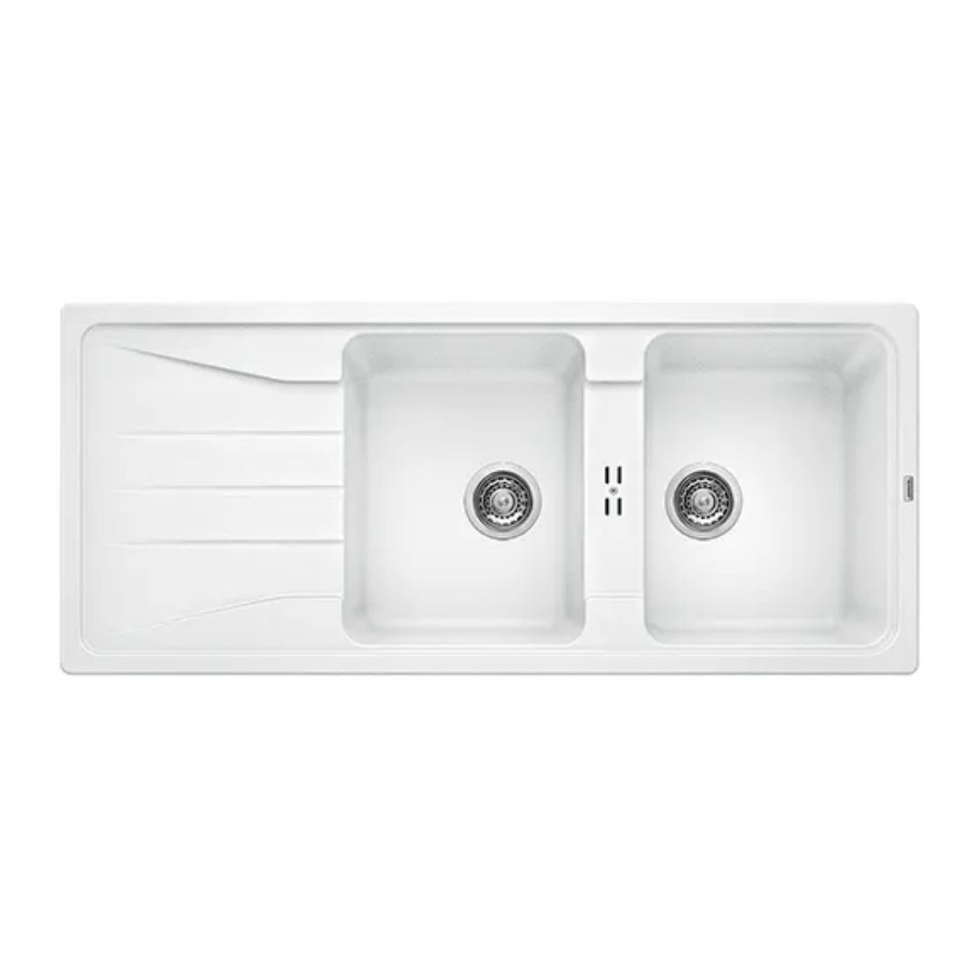 Hafele Silgranit Sink Blanco Sona BLANCO SONA 8 S SILGRANIT ( 46 x 20 inches )  -  White