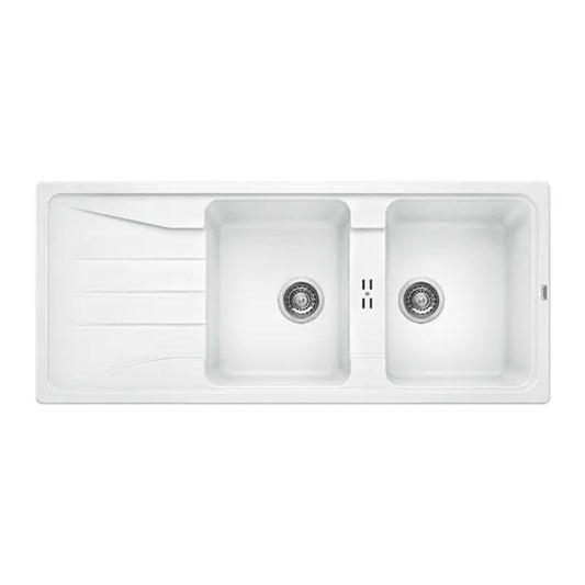 Hafele Silgranit Sink Blanco Sona BLANCO SONA 8 S SILGRANIT ( 46 x 20 inches )  -  White