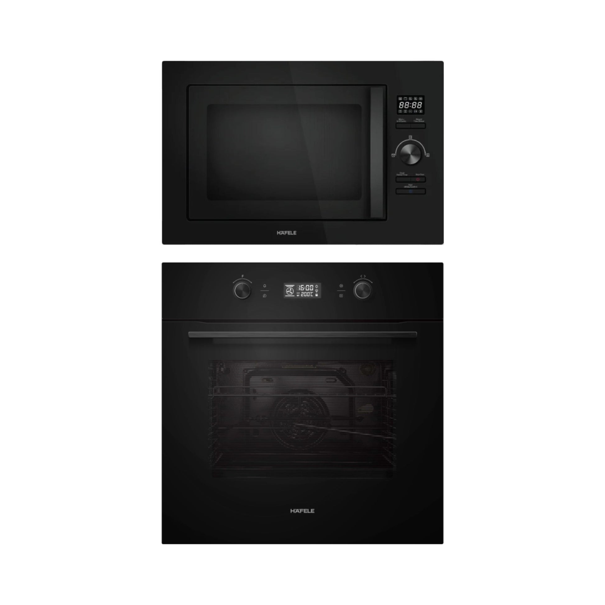 Hafele Built In Oven AURORA 80 + Hafele Built-In Microwave AURORA 25