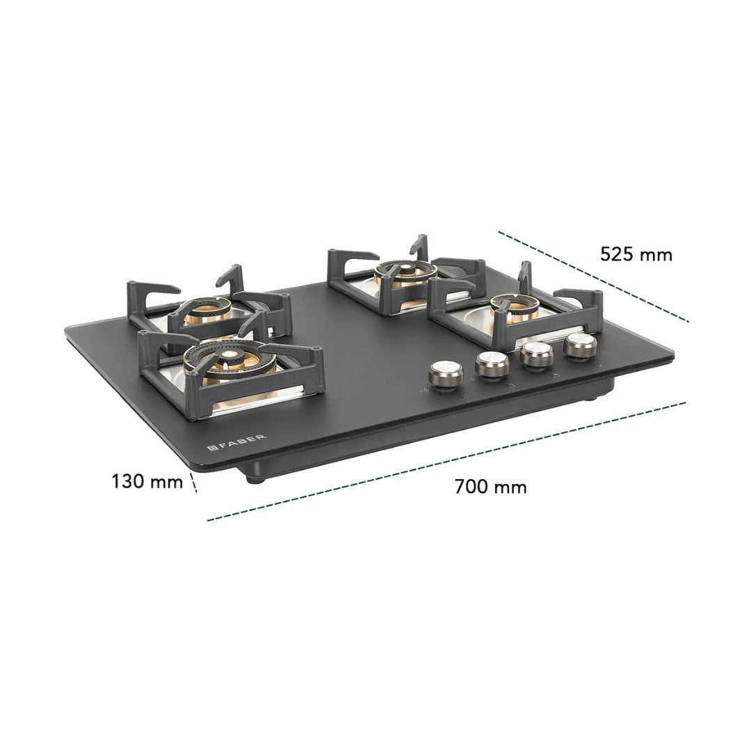 Faber Built In Oven FBIO 82L 11F AF BK + Faber Built-In Microwave FBI MWO 25 SG + Faber 60 cm Wall Mounted Chimney Gen-I Series DAZZLE BLDC FL HC BK 60 + Faber 70 cm 4 Burner Hob Bella Series BELLA HT 704 BR AI
