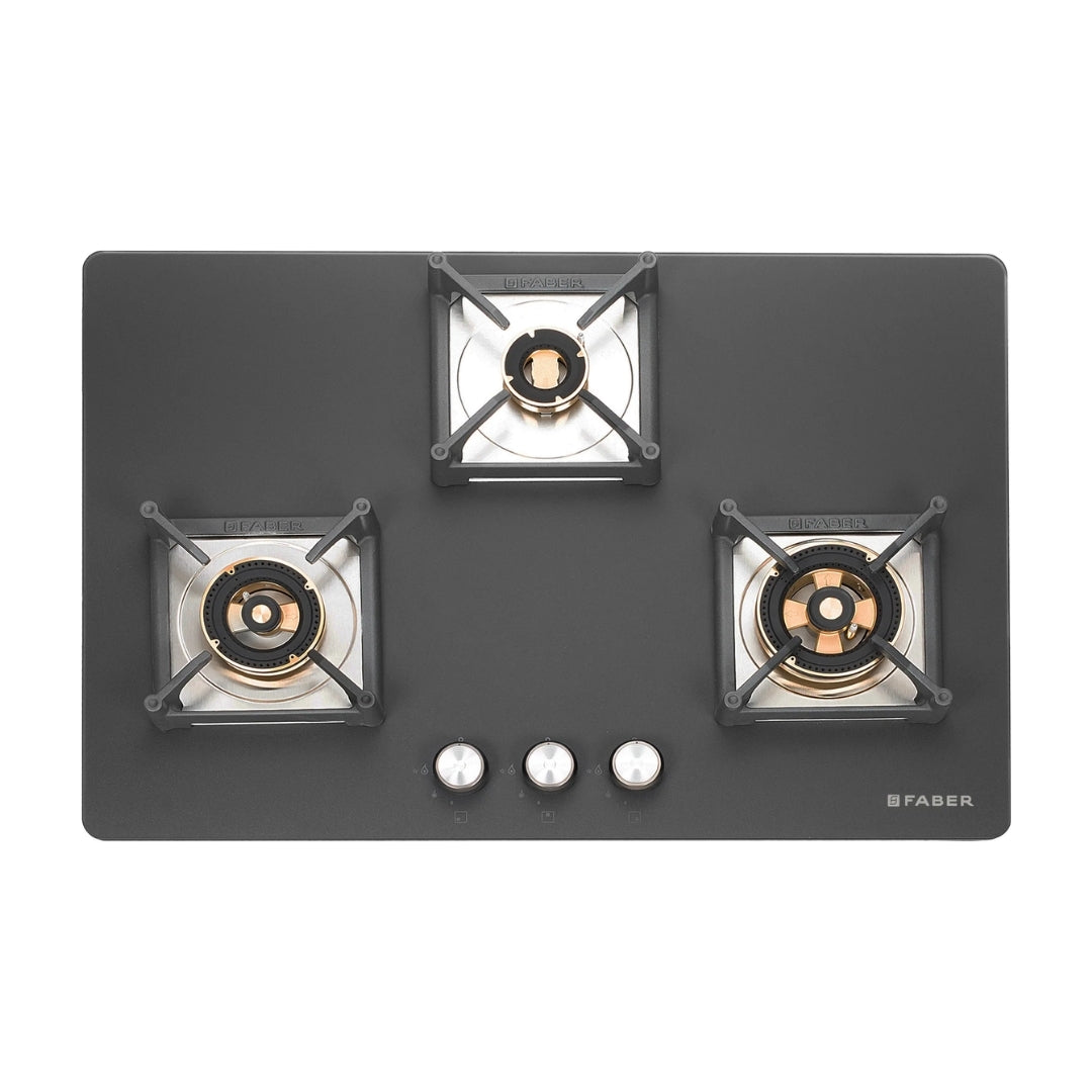 Faber Built In Oven FBIO 75L 9F BK + Faber Built-In Microwave FBI MWO 20 SG BK + Faber 75 cm Wall Mounted Chimney Gen-I Series DAZZLE BLDC FL HC BK 75 + Faber 75 cm 3 Burner Hob Bella Series BELLA HT 753 BR AI