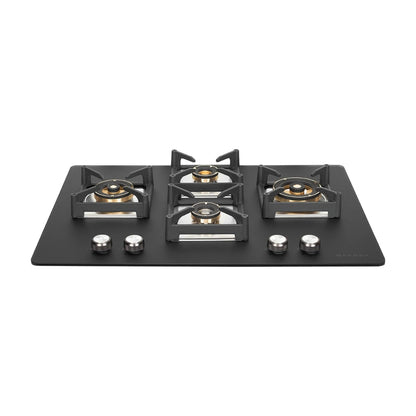 Faber 75 cm Wall Mounted Chimney Charm Series HOOD CHARM BLDC HC SC FL BK IN 75 T + Faber 75 cm 4 Burner Hob Bella Series BELLA HT 754 BR AI