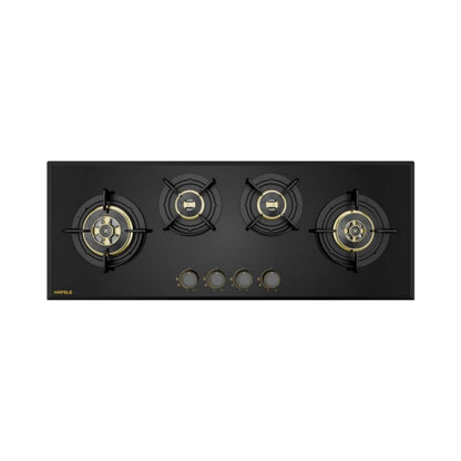 Hafele Built In Oven J70 BIO PLUS + Hafele Built-In Convection Microwave J34 MWO PLUS + Hafele 90 cm Wall Mounted Chimney TERESA NEO I-90 BLDC + Hafele 100 cm 4 Burner Hob Altius Plus Series ALTIUS PLUS 000