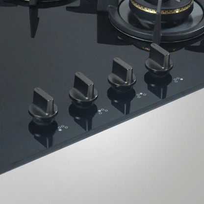 Kaff 60 cm Wall Mounted Chimney Premier Range MAINZ 60 DC - BLDC + Kaff 65 cm 4 Burner Hob Blaze Series BZ 654