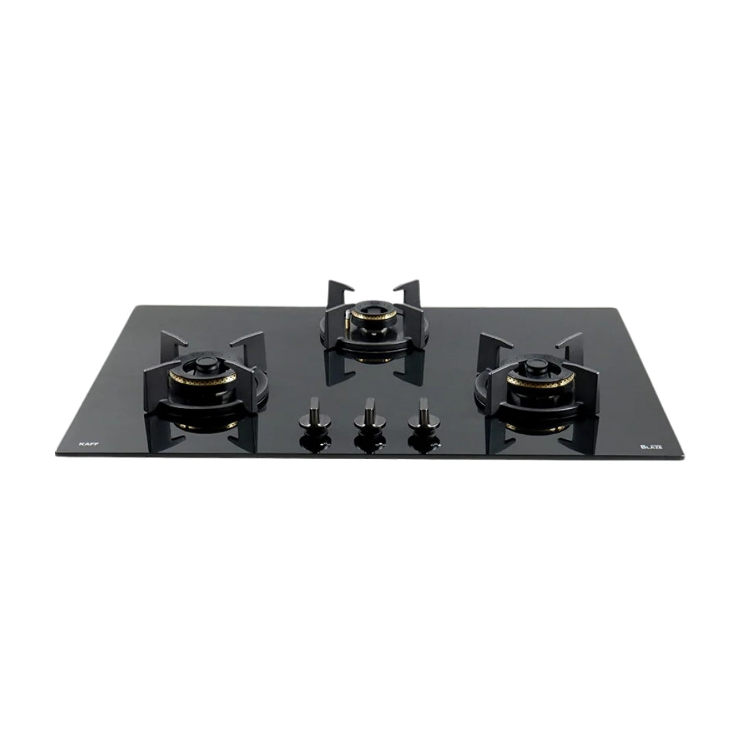 Kaff 75 cm Wall Mounted Chimney ASHPRO 75 DC - BLDC + Kaff 78 cm 3 Burner Hob Blaze Series BZ 783