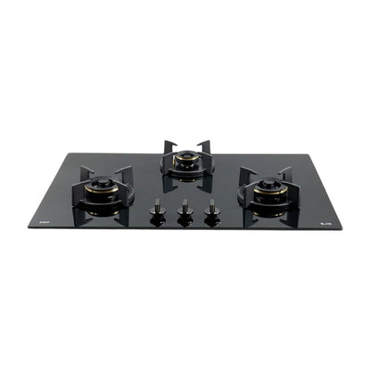 Kaff 75 cm Wall Mounted Chimney ASHPRO 75 DC - BLDC + Kaff 78 cm 3 Burner Hob Blaze Series BZ 783