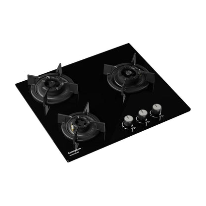 Crompton 60 cm 3 Burner Hob Sensosafe HOB-SS3D603-MBL