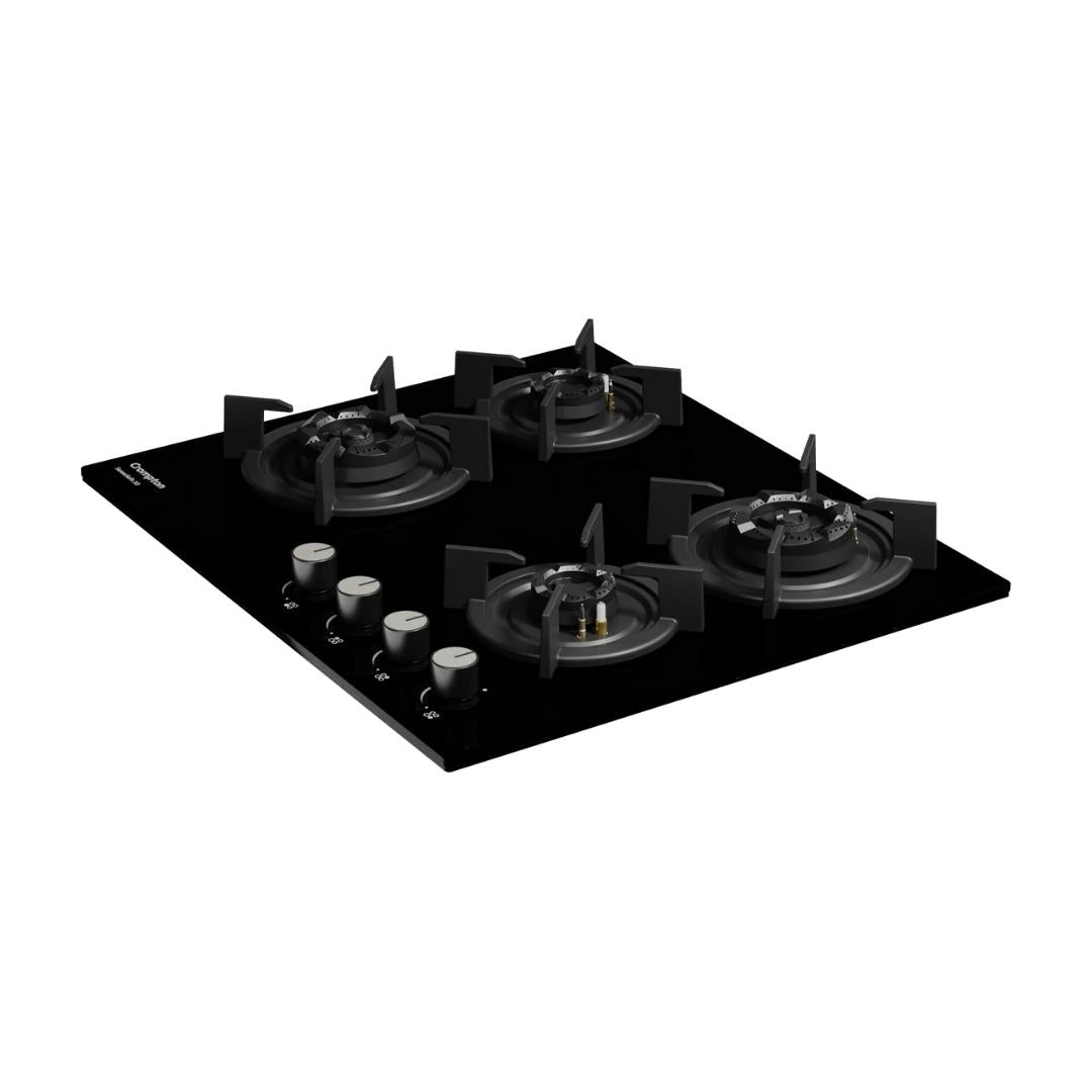 Crompton 60 cm 4 Burner Hob Sensosafe HOB-SS3D604-MBL
