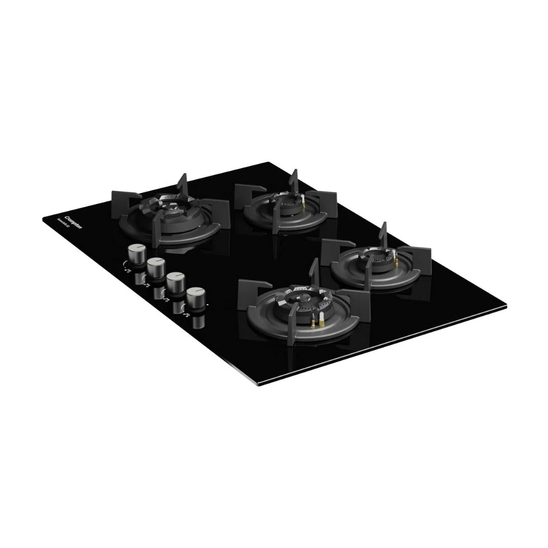 Crompton 78 cm 4 Burner Hob Sensosafe HOB-SS3D784-MBL