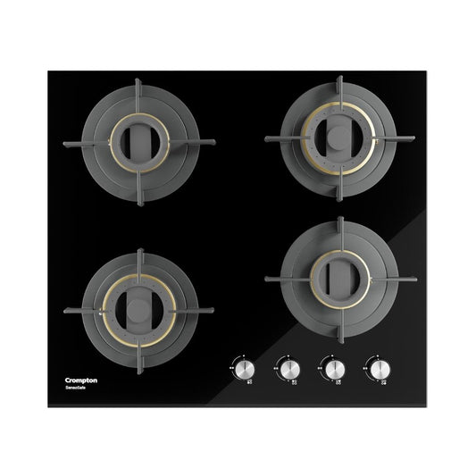 Crompton 60 cm 4 Burner Hob Sensosafe HOB-SSDC604-MBL