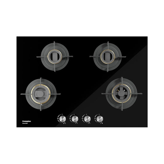 Crompton 78 cm 4 Burner Hob Sensosafe HOB-SSDC824-MBL