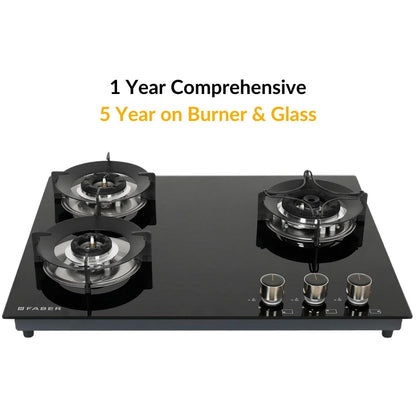 Faber 65 cm 3 Burner Hob Superia Series SUPERIA HT653 BR AI