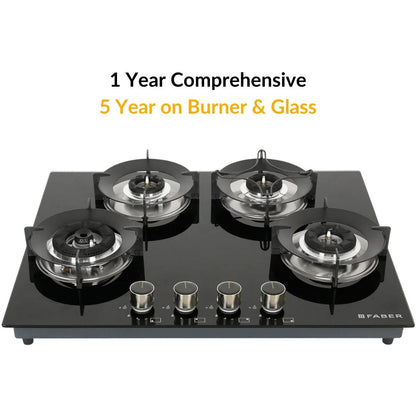 Faber 65 cm 4 Burner Hob Superia Series SUPERIA HT654 BR AI