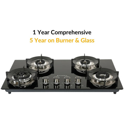 Faber 76 cm 4 Burner Hob Superia Series SUPERIA HT764 BR AI