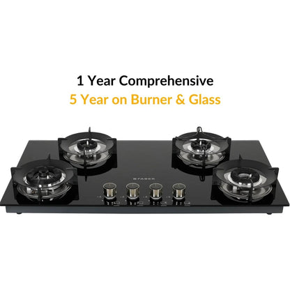 Faber 90 cm 4 Burner Hob Superia Series SUPERIA HT904 BR AI
