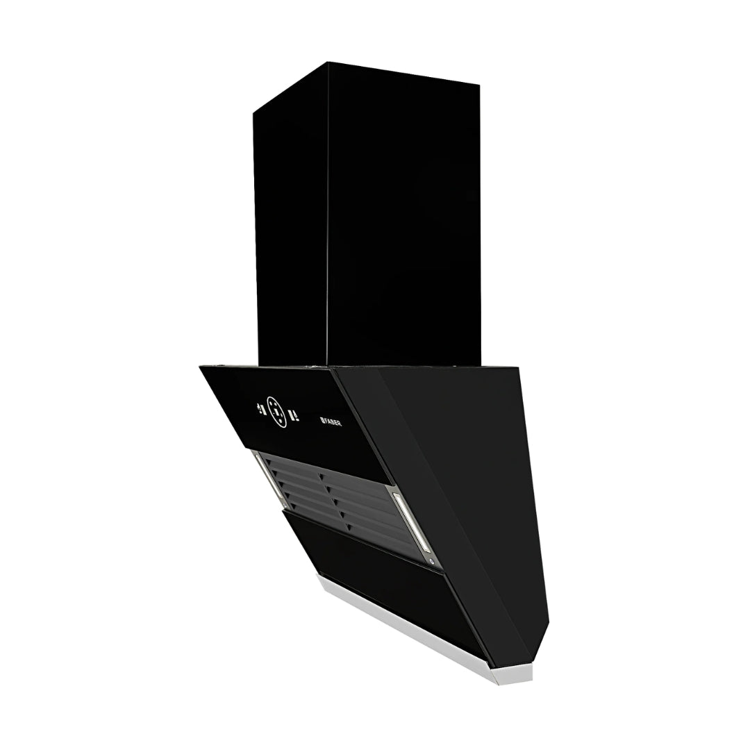 Faber 60 cm Wall Mounted Chimney HOOD VERTIGO FL SC AC BK 60