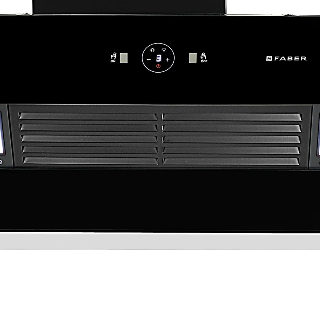 Faber 60 cm Wall Mounted Chimney HOOD VERTIGO FL SC AC BK 60