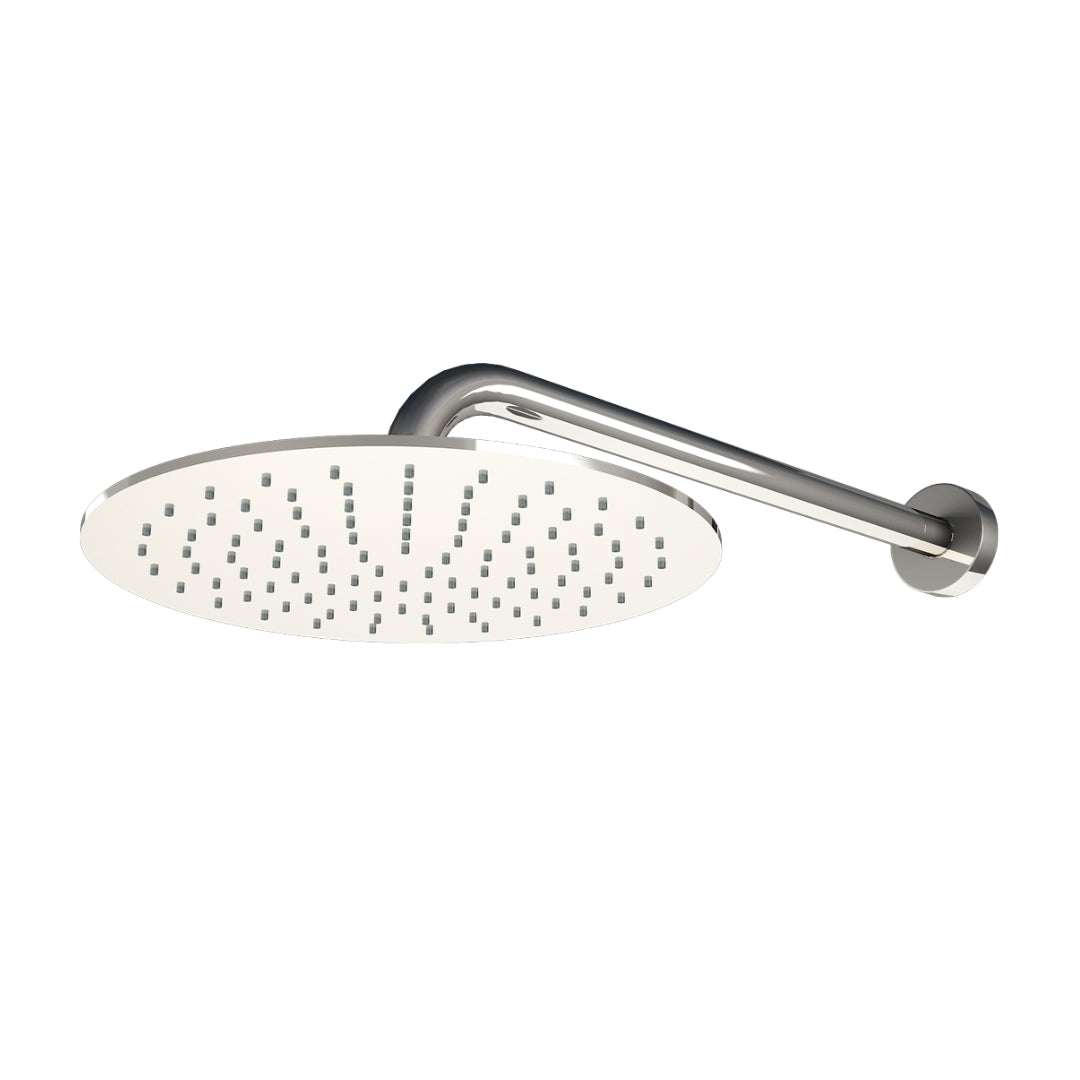 Colston Single Flow Overhead Shower Hubb HUBB NICKEL POLISH SHOWER HEAD - Nickle Polish