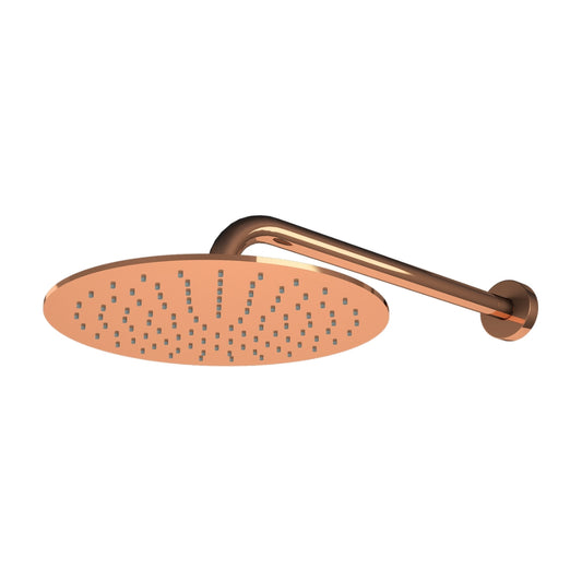 Colston Single Flow Overhead Shower Hubb HUBB ROSE GOLD SHOWER HEAD - Rose Gold