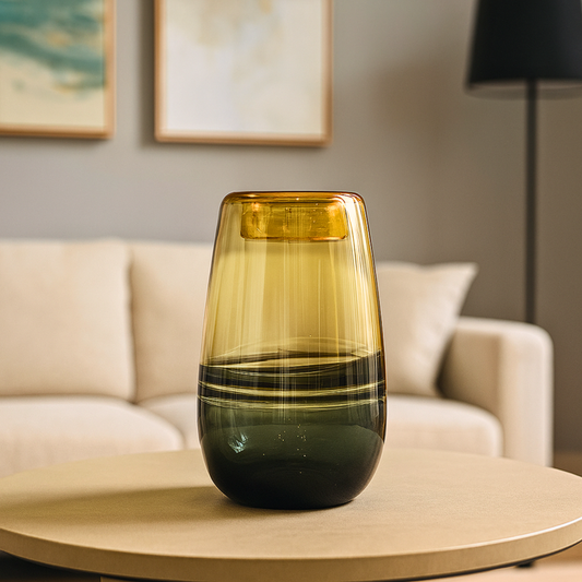 Smokeglow Glass Vase (Medium)