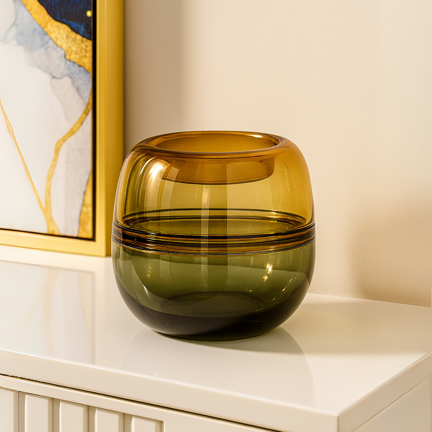 Smokeglow Glass Vase (Small)