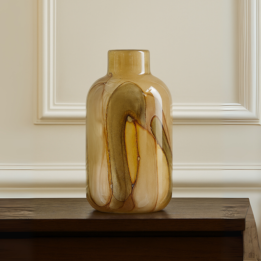 RoseSmoke Glass Vase (Medium)