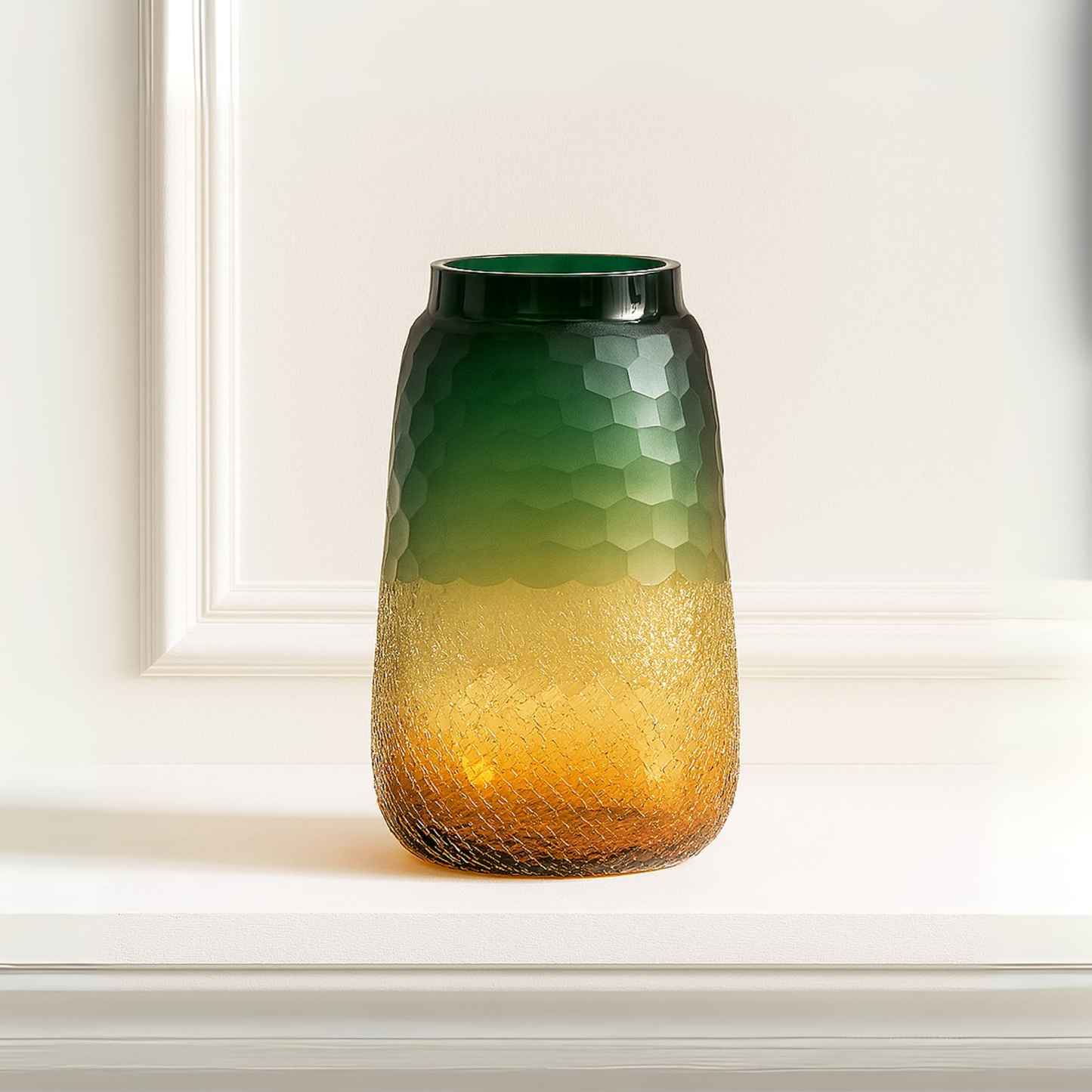 Forest Ember Glass Vase (Small)