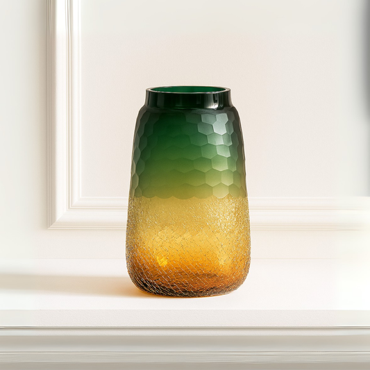 Forest Ember Glass Vase (Small)