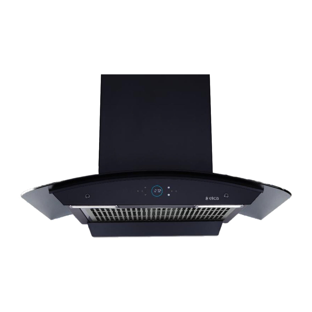 Elica 75 cm Wall Mounted Chimney Ismart Series ISMART GLACE FL HAC 75 LTW NERO