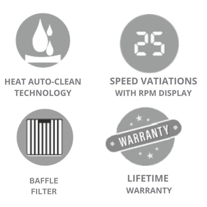 Elica 75 cm Wall Mounted Chimney Ismart Series ISMART GLACE HAC BF LTW 75 NERO