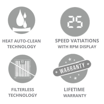 Elica 60 cm Wall Mounted Chimney Ismart Series ISMART SPOT FL HAC 60 LTW NERO