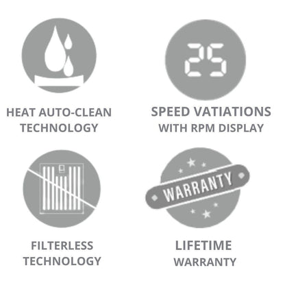 Elica 60 cm Wall Mounted Chimney Ismart Series ISMART SPOT FL HAC 60 LTW NERO + Elica Cooking Range F 6402 ZGRH