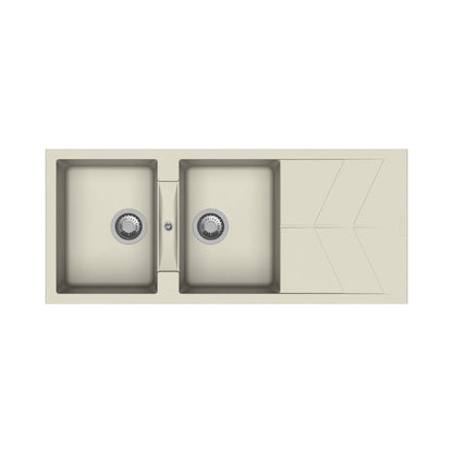 Carysil Quartz Sink Jazz Jazz D 200 ( 46 x 20 inches )  -  Champagne