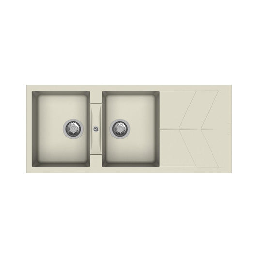 Carysil Quartz Sink Jazz Jazz D 200 ( 46 x 20 inches )  -  Champagne