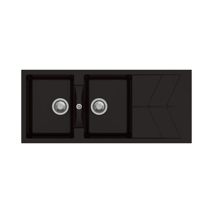 Carysil Quartz Sink Jazz Jazz D 200 ( 46 x 20 inches )  -  Espresso