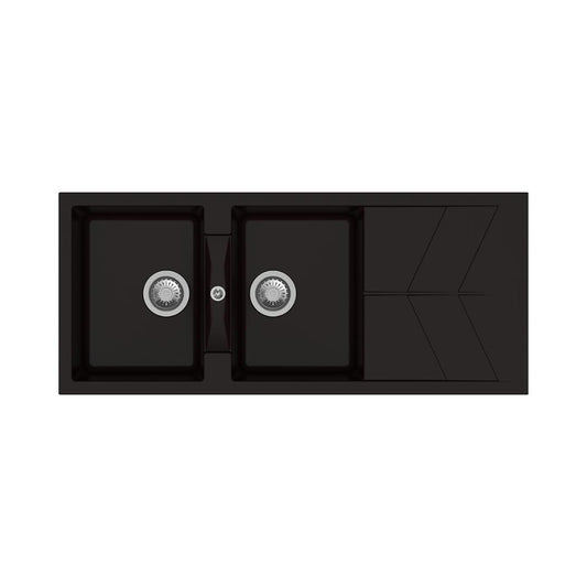 Carysil Quartz Sink Jazz Jazz D 200 ( 46 x 20 inches )  -  Espresso