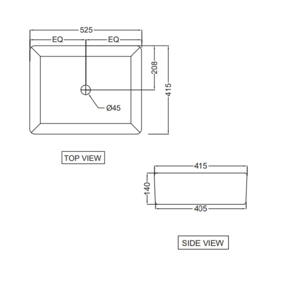 Jaquar - Table Top Rectangle White Wash Basin - JDR (Jaquar Designer ...