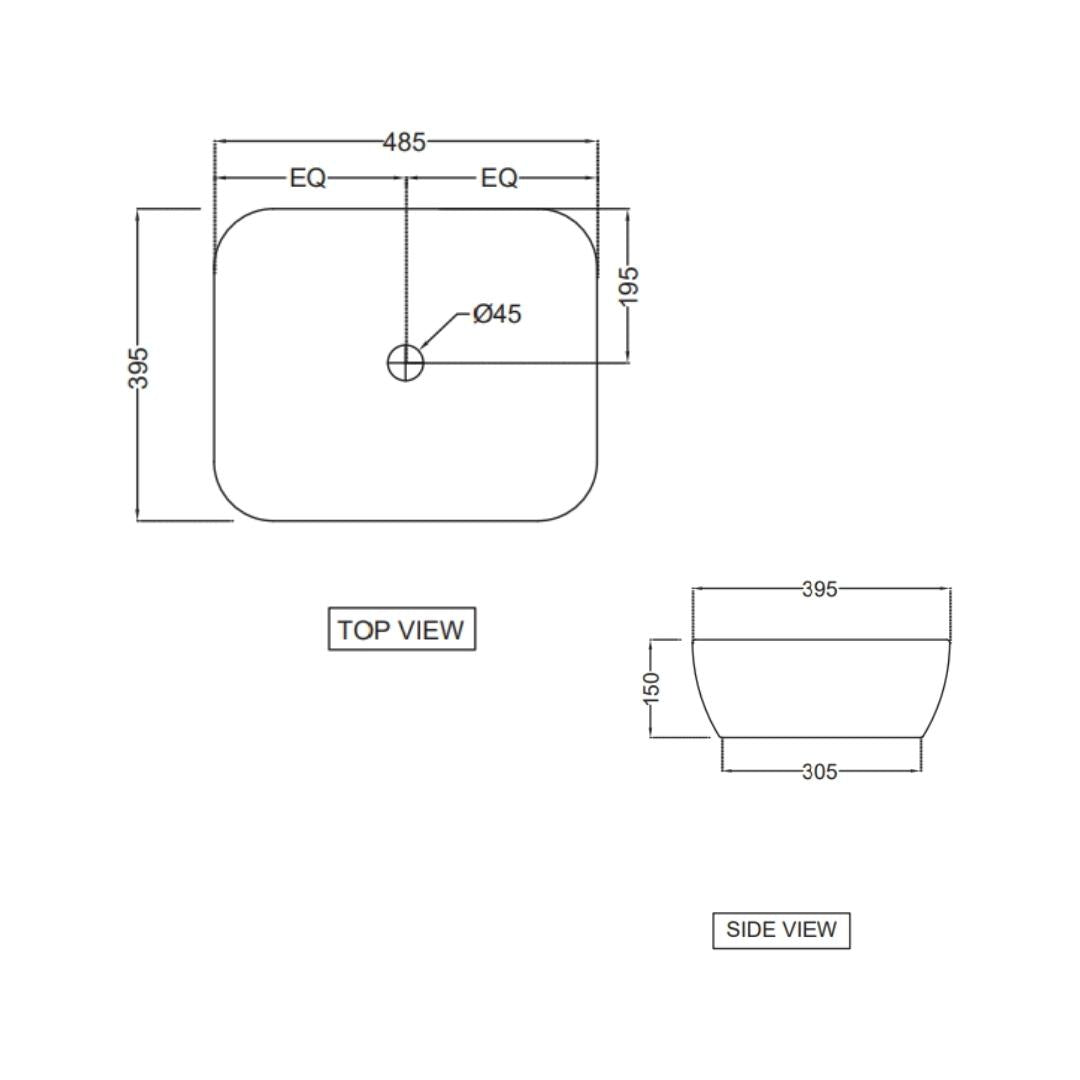 Jaquar - Table Top Rectangle White Wash Basin - JDR (Jaquar Designer ...