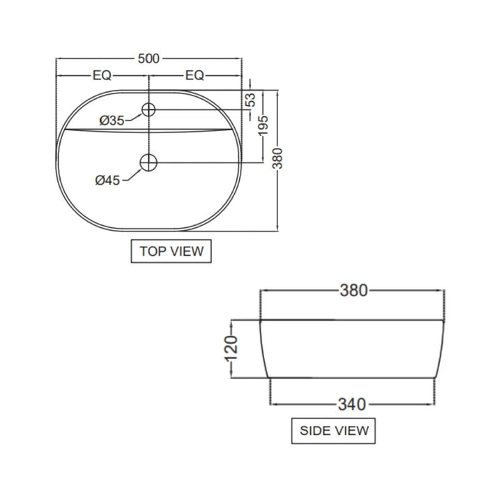 Jaquar - Table Top Oval White Wash Basin - JDR (Jaquar Designer Range ...