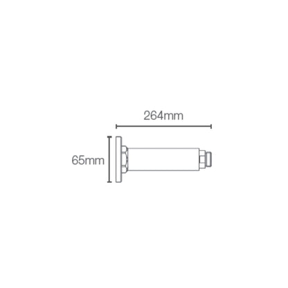 Kohler Ceiling Mounted Round 264 mm Shower Arm 15399T-B-BV - Brushed Bronze